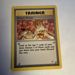 Wizards of the Coast Pokemon TCG Misty's Wrath Gym Heroes Uncommon 114/132 - Image 1