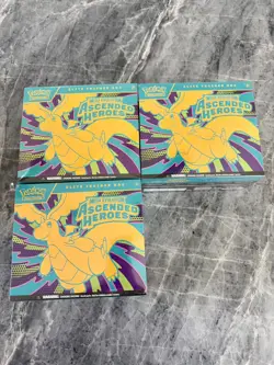 Pokemon Ascend Heroes Elite Trainer Box ETB Brand New Factory Sealed Lot Of 3 - Image 1