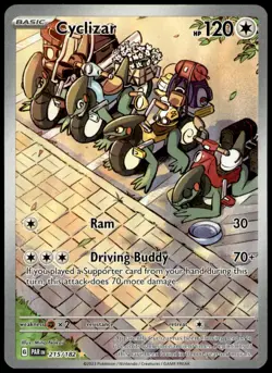 Cyclizar 215/182 Illustration Rare Paradox Rift Pokemon Near Mint - Image 1