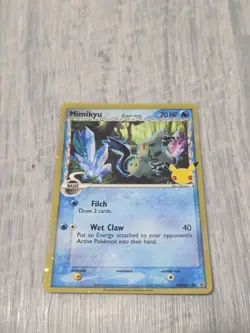 Pokemon Mimikyu TCG Holo Promo SWSH136 25th Celebrations - C695 - Image 1