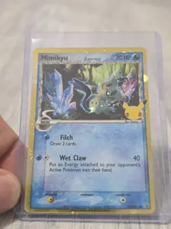 Pokemon Mimikyu TCG Holo Promo SWSH136 25th Celebrations - C695 - Image 4