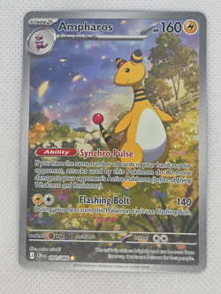 Pokemon TCG Chaos Rising Ampharos Illustration Rare Holo 090/086 Mint - Image 1