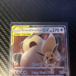 Pokemon: Sun & Moon Team Up Eevee & Snorlax GX Ultra Rare 120/181 - NM - LP - Image 4