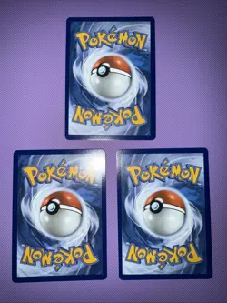 3x Emma 107/086 Pokemon Ultra Rare Full Art Chaos Rising CRI NM Mint Lot - Image 2