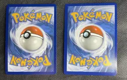 Psyduck 007 & Golduck 008 Pokemon Mega Evolution Cosmo Holo Promo NM - Image 2