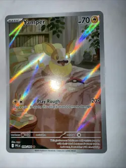 Yamper 99/94 Pokemon TCG Phantasmal Flames Illustration Rare English - Image 5