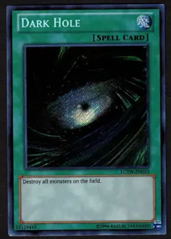 Yugioh Dark Hole LCYW-EN053 Secret Rare Unlim - LP - Image 1