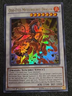 Yugioh Odd-Eyes Meteorburst Dragon SDMP-EN041 Ultra Rare 1st Ed LP - Image 1