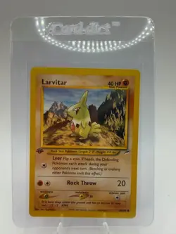 Larvitar 70/105 Pokemon TCG 1st Edition Neo Destiny NM Vintage 2002 Card - Image 1