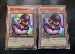 2x Penguin Soldier (2020 Date Reprint) RP01-EN089 Super Rare Yugioh Card Set NM - Image 1
