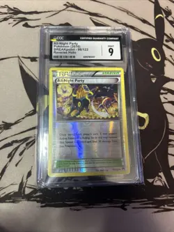CGC 9 MINT All-Night Party 2016 BREAKpoint 96/122 Pokemon Card - Image 1