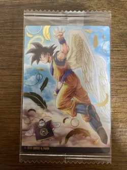 PREORDER Angel Goku SEC Secret Rare 1-24 Dragon Ball Itajaga Wafer Card Vol.1 - Image 1