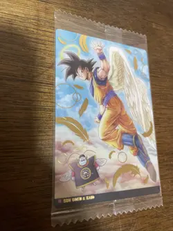 PREORDER Angel Goku SEC Secret Rare 1-24 Dragon Ball Itajaga Wafer Card Vol.1 - Image 2