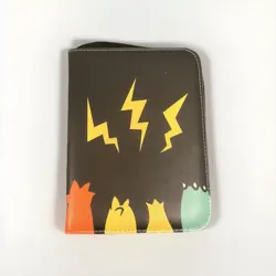 Pokemon Card Binder - 4-Pocket Zip w/ +100 Random Cards - Image 1