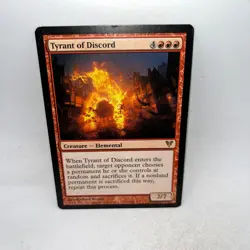 Tyrant of Discord 162 Rare Avacyn Restored Magic: The Gathering Damaged - Image 1