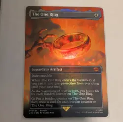The One Ring MTG LOTR PROMO #451 Foil Legendary Artifact EN - Near Mint - Image 1