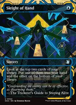 Sleight of Hand x1 FOIL Secrets of Strixhaven Mystical Archive SOA NM MTG - Image 1