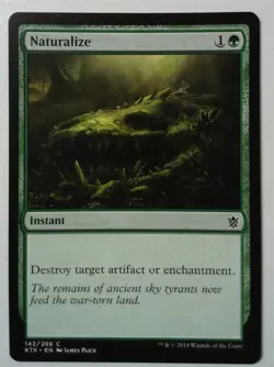 Naturalize *PLAYSET* Magic MtG x4 Khans of Tarkir SP - Image 1