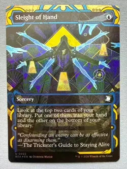 Sleight of Hand *FOIL* - MTG Secrets of Strixhaven: Mystical Archives SOA #22 NM - Image 1