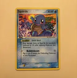 Pokemon TCG Squirtle 64/100 EX Crystal Guardians Non Holo 40 HP 2006 - Image 1