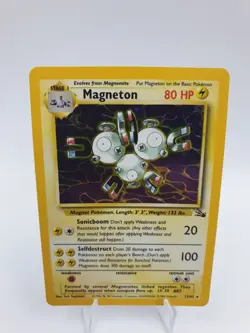 MAGNETON 11/62 HOLO RARE POKEMON TRADING CARD GAME - Image 2