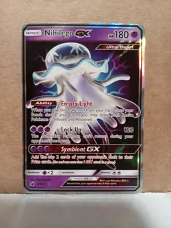 Nihilego GX 49/111 Holo GX Rare Crimson Invasion Pokemon Near Mint - Image 1
