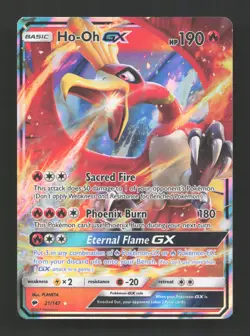 Ho-Oh GX 21/147 Holo GX Rare Burning Shadows Pokemon Near Mint - Image 1