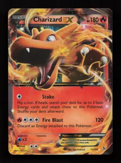 Charizard EX 11/106 Holo Rare EX Flashfire Pokemon Near Mint - Image 1