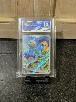 Pokemon TCG Ducklett White Flare Illustration Card 109/086 ACE 10 - Image 1