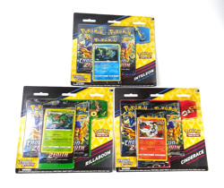 Pokemon Crown Zenith 3 Pack Blister Pin Collection Set Lot of 3 - Image 1