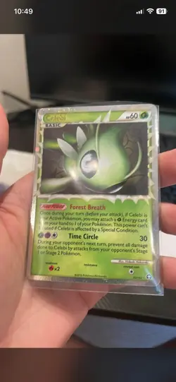 The Pokemon Company Celebi Prime Holo Ultra Rare 92/102 Triumphant 2010 - Image 1