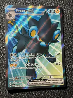 Luxray ex 195/167 Twilight Masquerade Ultra Rare Full Art Holo Pokemon TCG NM - Image 1