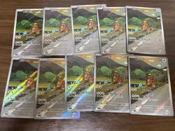 Kangaskhan 110/098 AR Pokemon card Japanese Glory of Team Rocket NM 10 SET - Image 1