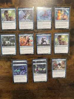 11 - Magic: The Gathering Spider-Man Blue Card Collection + Doubles - Image 1