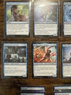 11 - Magic: The Gathering Spider-Man Blue Card Collection + Doubles - Image 2