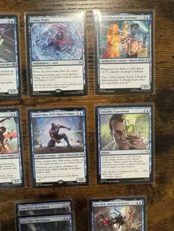 11 - Magic: The Gathering Spider-Man Blue Card Collection + Doubles - Image 3