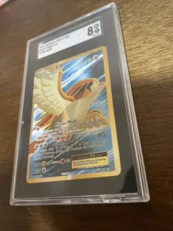 Pokemon Pidgeot EX XY Evolutions Full Art #104 DAMAGED SLAB SGC 8 - Image 3