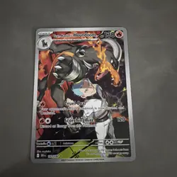 Team Rocket's Houndoom 191/182 Illustration Rare Destined Rivals Pokemon NM - Image 1