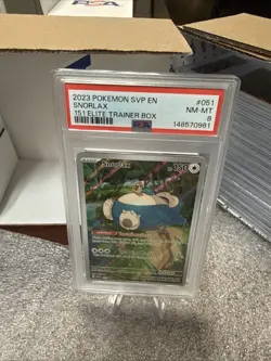 Pokemon 151 SV Black Star Promo Snorlax SVP051 NM English TCG #51 - Image 1