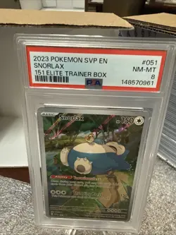 Pokemon 151 SV Black Star Promo Snorlax SVP051 NM English TCG #51 - Image 3