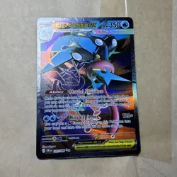 Pokemon Mega Greninja EX 100/086 Full Art Holo 350 HP Card English - Image 1