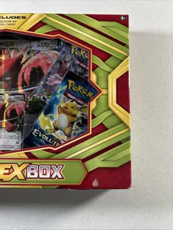 POKEMON TCG: 2017 SCIZOR EX XY EVOLUTIONS BOX New Factory Sealed *Damage* - Image 2
