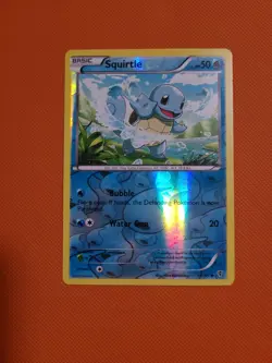 2013 Pokemon Squirtle 14/101 Plasma Blast Reverse Holo Common TCG - Image 1