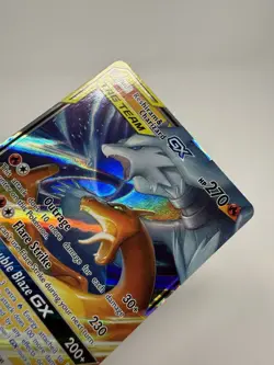 Pokemon Reshiram & Charizard GX TAG TEAM Rare 20/214 Unbroken Bonds HP270 Holo - Image 3
