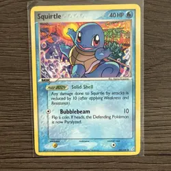 Pokemon Ex Crystal Guardians Squirtle Common (64/100) Vintage Card NM - Image 1