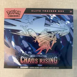 Pokemon TCG Mega Evolution—Chaos Rising Elite Trainer Box 9 Packs Promo EN - Image 1