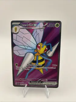 Pokemon Chaos Rising Beedrill ex 098/086 Full Art English NM - Image 1