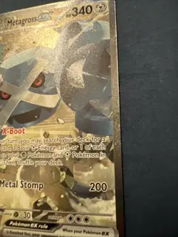 Pokemon TCG Steven’s Metagross Ex 289/217 SIR Ascended Heroes Mint Metagross - Image 3