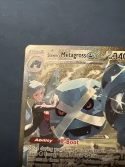 Pokemon TCG Steven’s Metagross Ex 289/217 SIR Ascended Heroes Mint Metagross - Image 5