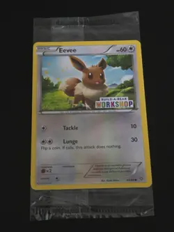 Pokemon Eevee 63/98 Build a Bear Workshop Promo SEALED 2015 - Image 1